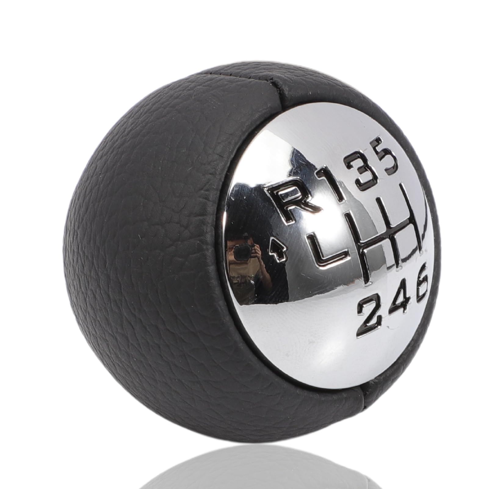 CGMIBOZ 6 Speed Gear Knob for Peugeot 3008 407 5008 807 307 308 for Citroen C3 C4 C8 650632