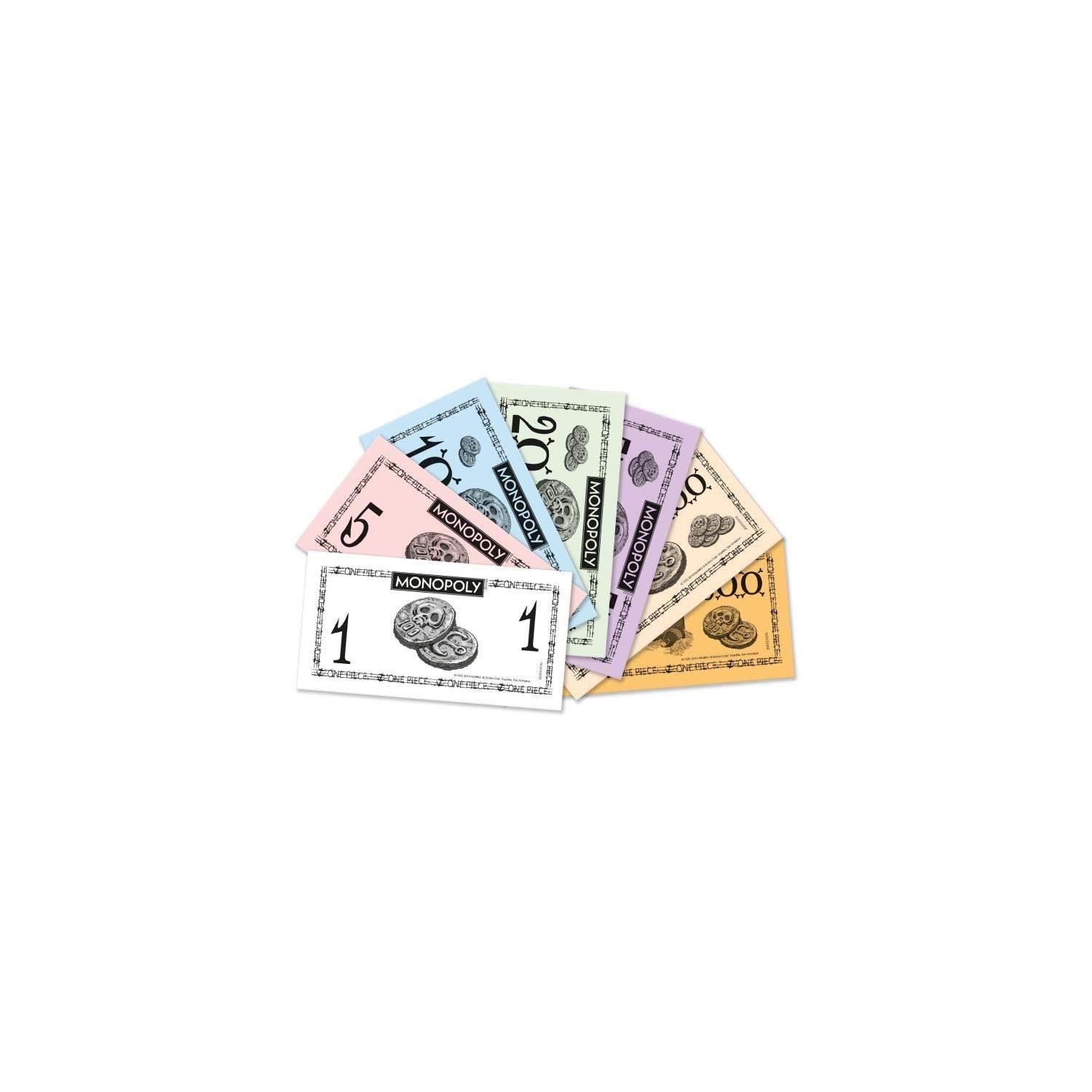 Winning Moves Monopoly One Piece en français - Jeu De Plateau 12+ - Jeu de Société pour 2 à 6 Joueurs - Jeux de Société Famille en français