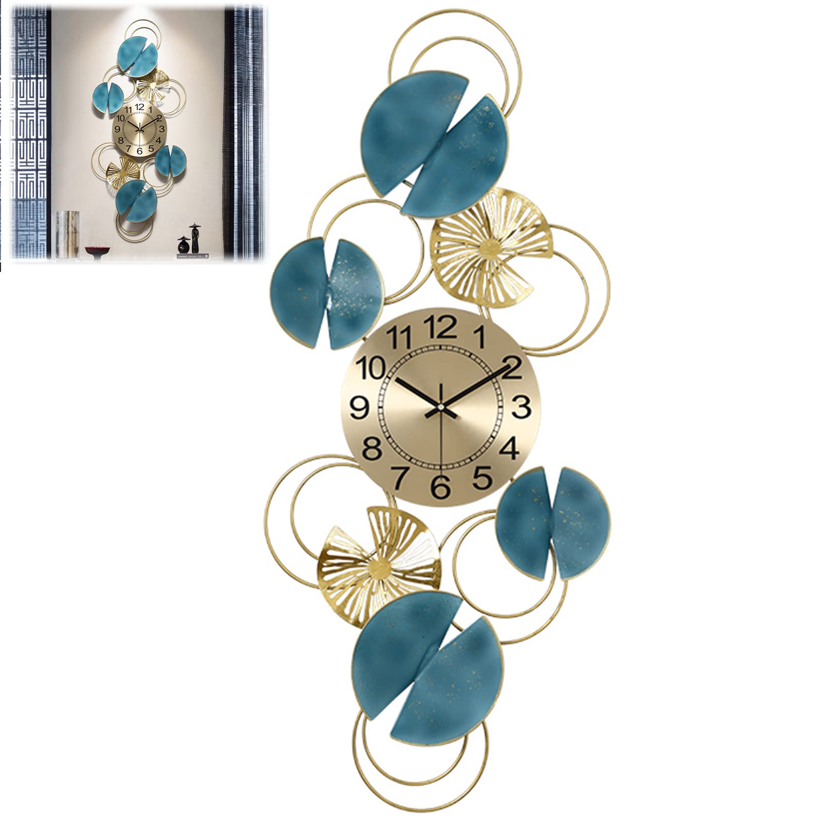 Horloge décorative 3D pour créer une atmosphère zen et chaleureuse - 7