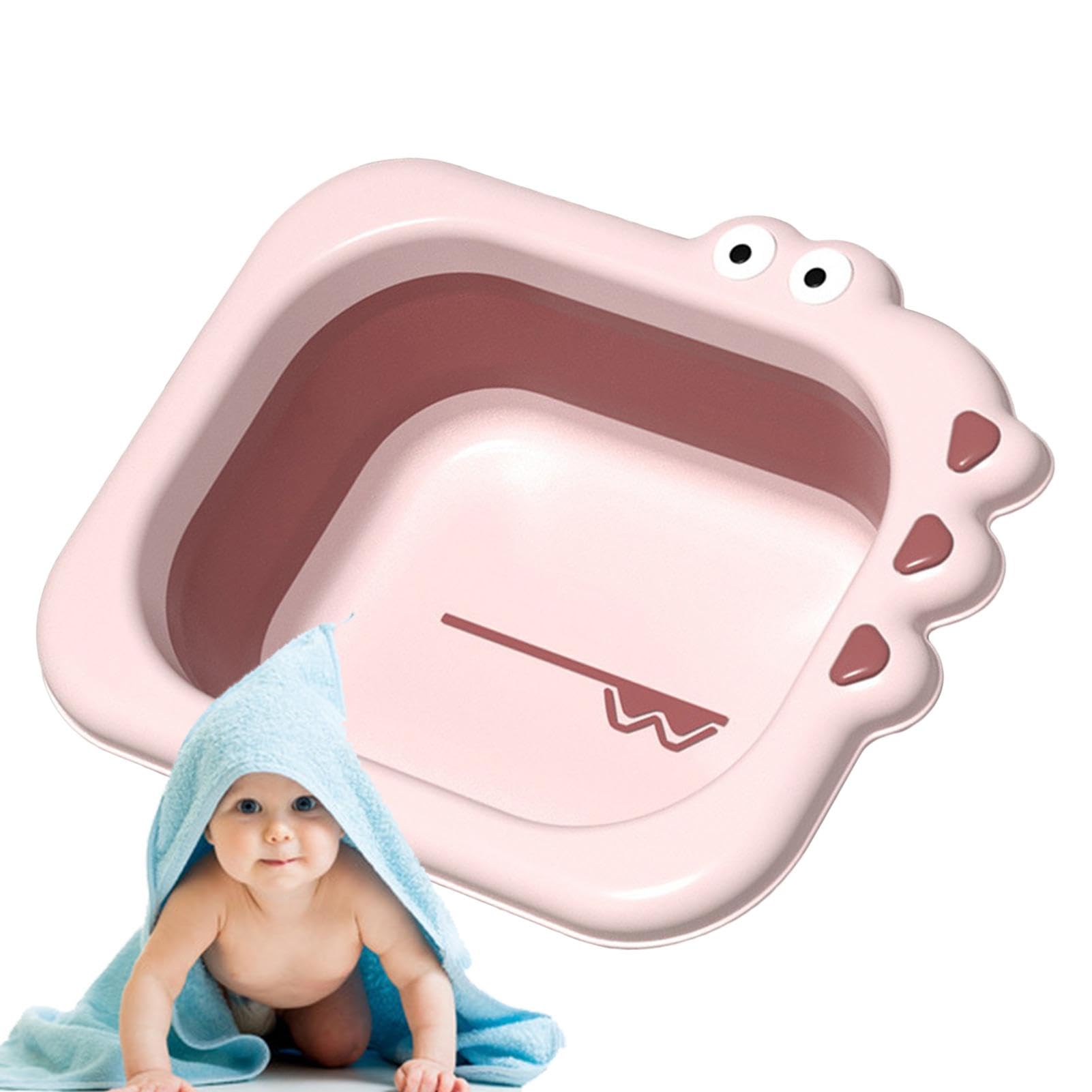 Wash Basin For Kids And Babies - 2.5L Thicken Tubs Bathing Basin For Babies,Folding Wash Bowl, Washing Face Foot Basin, Tubs Bathing Basin For Babies