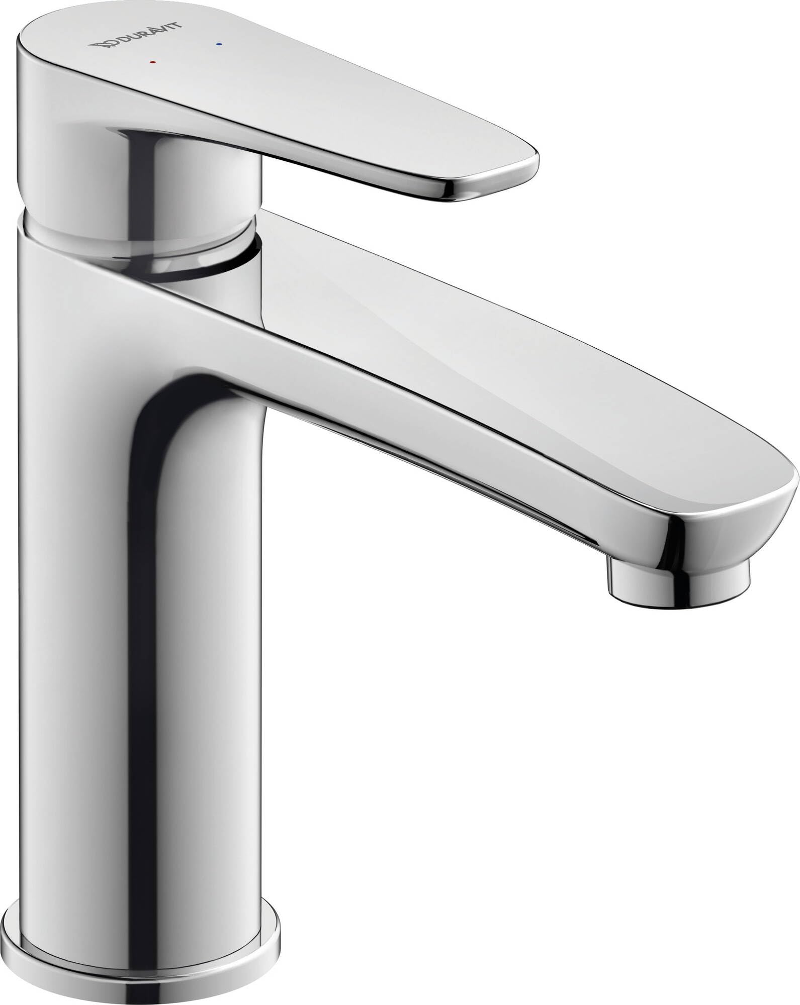 Duravit B.1 Medium Size (Spout Height 110mm) Bathroom Basin Tap with Ceramic Cartridge Chrome