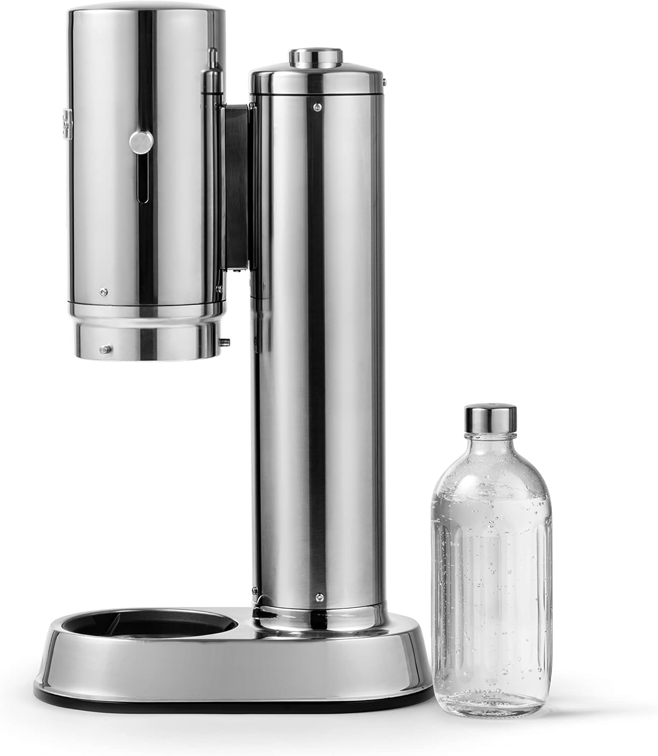 aarke Carbonator Pro Premium Carbonator/Sparkling & Seltzer Water Maker with Glass