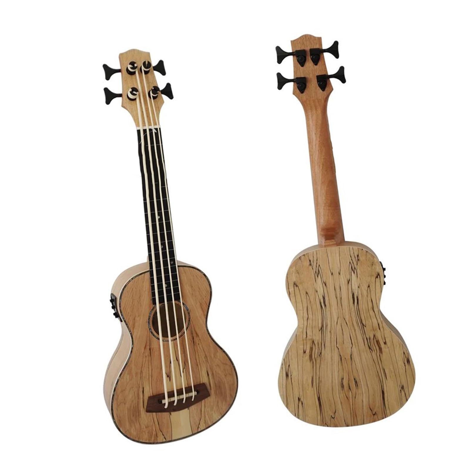 Przenośne Elektryczne Ukulele Basowe Z Hebanowym Korpusem Ukulele Dla Dorosłych