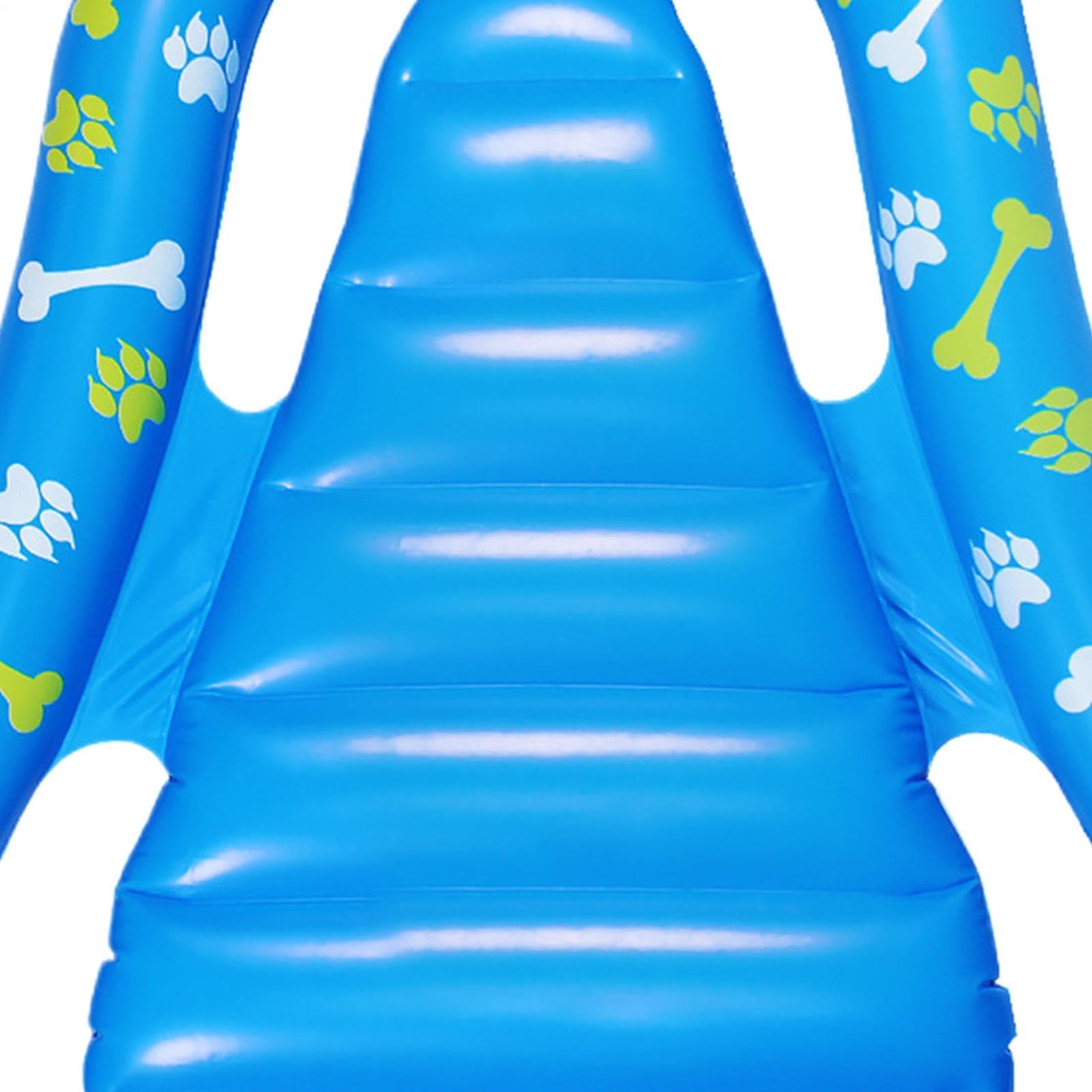 Flotador inflable de piscina para mascotas, balsa flotante para perros