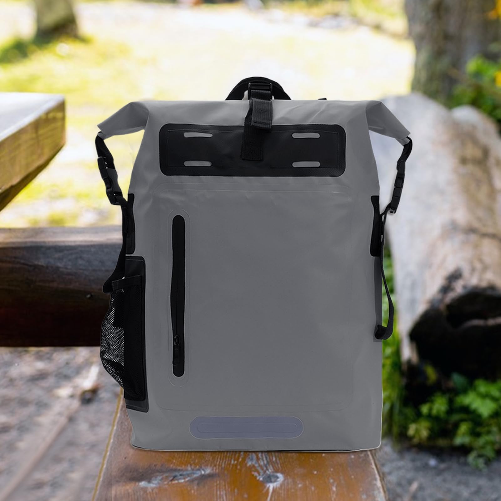 Zaino Impermeabile Chiusura Roll-Top Tracolla Regolabile Outdoor