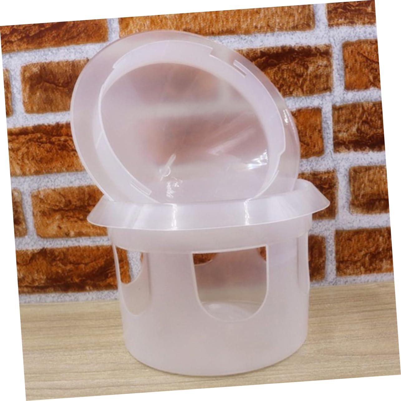 Toddmomy 2 Comederos para Pájaros para Exteriores De Plástico Antiderrames Resistentes A La Intemperie.
