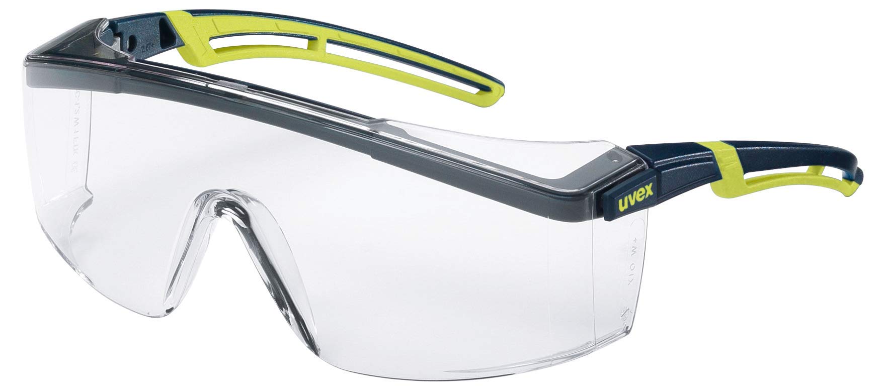 Uvex Astrospec 2.0 Safety Glasses - Supravision Excellence - Transparent/Black-Lime