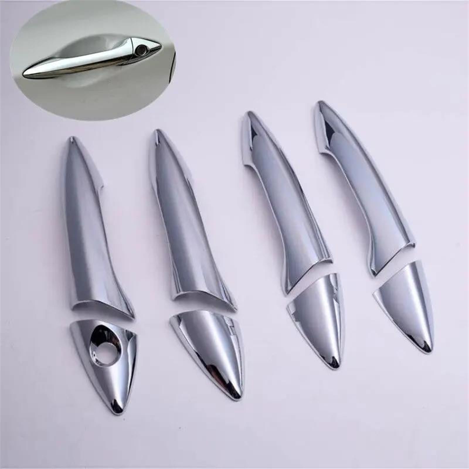 NOHEEU Car Exterior Door Handle Cover Decorative Replacement Parts for Hyundai for Elantra 2012-2016