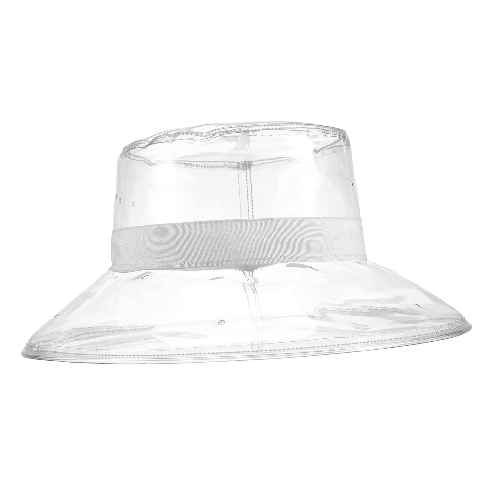 Garneck cappello da pescatore impermeabile cappello a secchiello rinfrescante cappelli da pioggia da donna Cappello da pescatore per uomo cappello trasparente Black