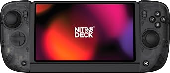 CRKD Nitro Deck 2 - Handheld Grip & Pro Controller for Nintendo Switch 2, Switch OLED & Nintendo Switch - No Stick Drift (Smoke Black Edition)