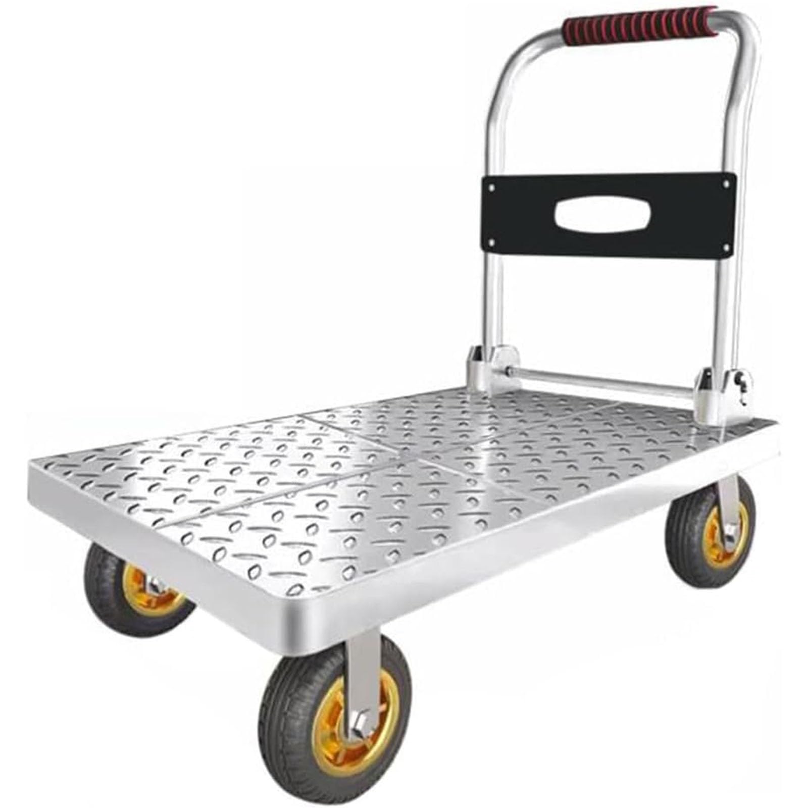 Carrello Da Trasporto Dolly A Mano Pieghevole Carrello Da Campeggio Pieghevole Robusto Per Lo Spostamento Di Oggetti Pesanti A Mano Per Casa Ufficio Supermercato Localizzazion Trasloco(60X90cm)