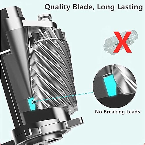 Miniatura 6 de JITEM Sacapuntas Manual Pencil Sharpener Fashion Simple Hand Crank Pencil Sharpening Machine Pencil Cutter for School Office Students Colored Makeup