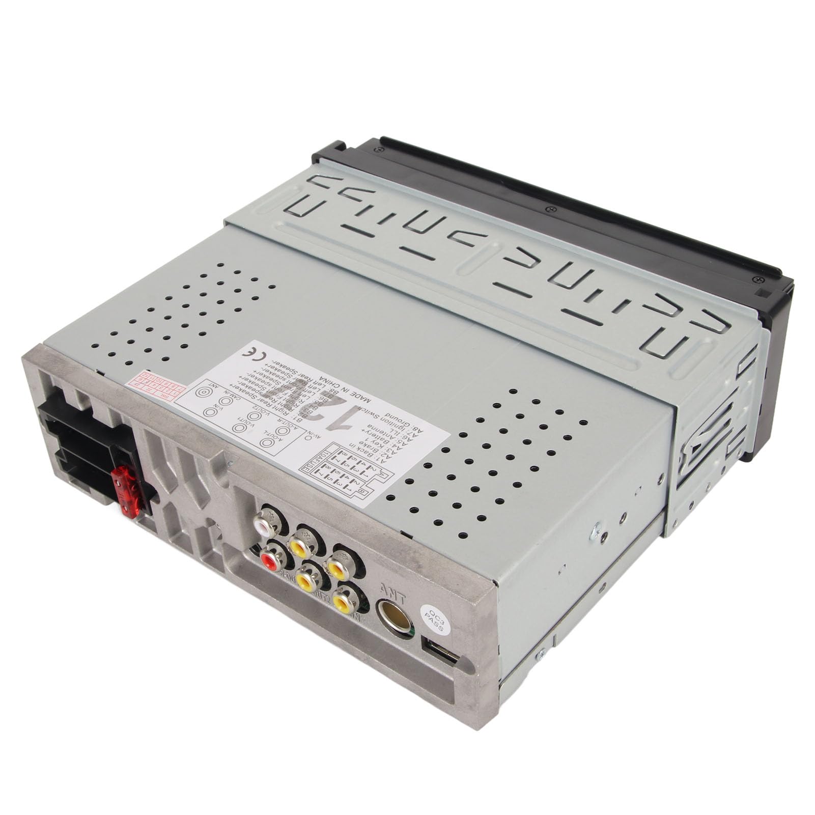 7in Car Multimedia Player, Car MP5 Player, HD Retractable Screen 12 LED Backup Cameras Carplay for Android Auto Car Multimedia Player