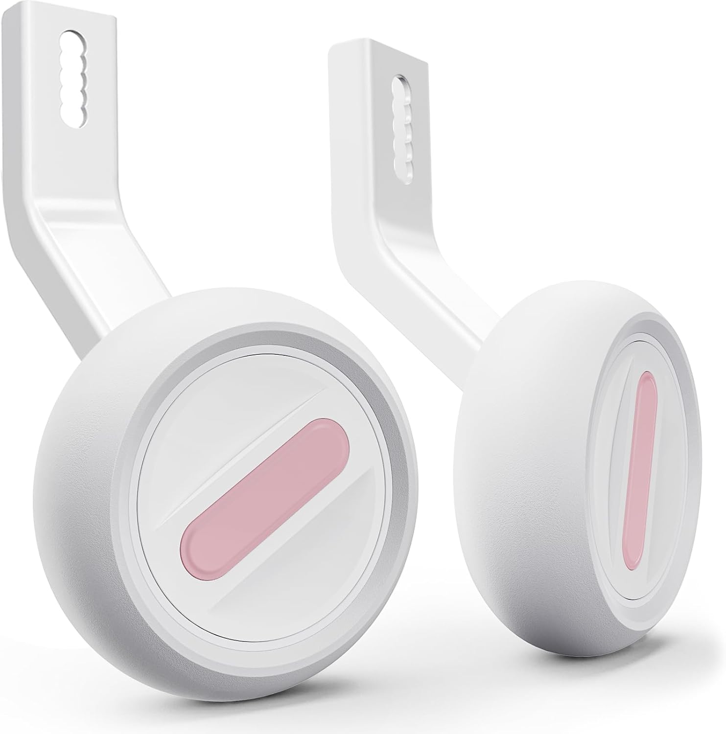 Training Wheels for 12 inch Bike, Safety Max—High-Strength Steel with Anti-Tip Design, Long-Lasting Light Up Bicycle Training Wheels for Kids Bike, Fits 12'' Single-Speed Only, Pink Sakura Pink