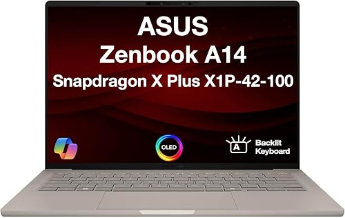 ASUS Zenbook A14 Copilot+AI Business Laptop UX3407 14.0"OLED Display
