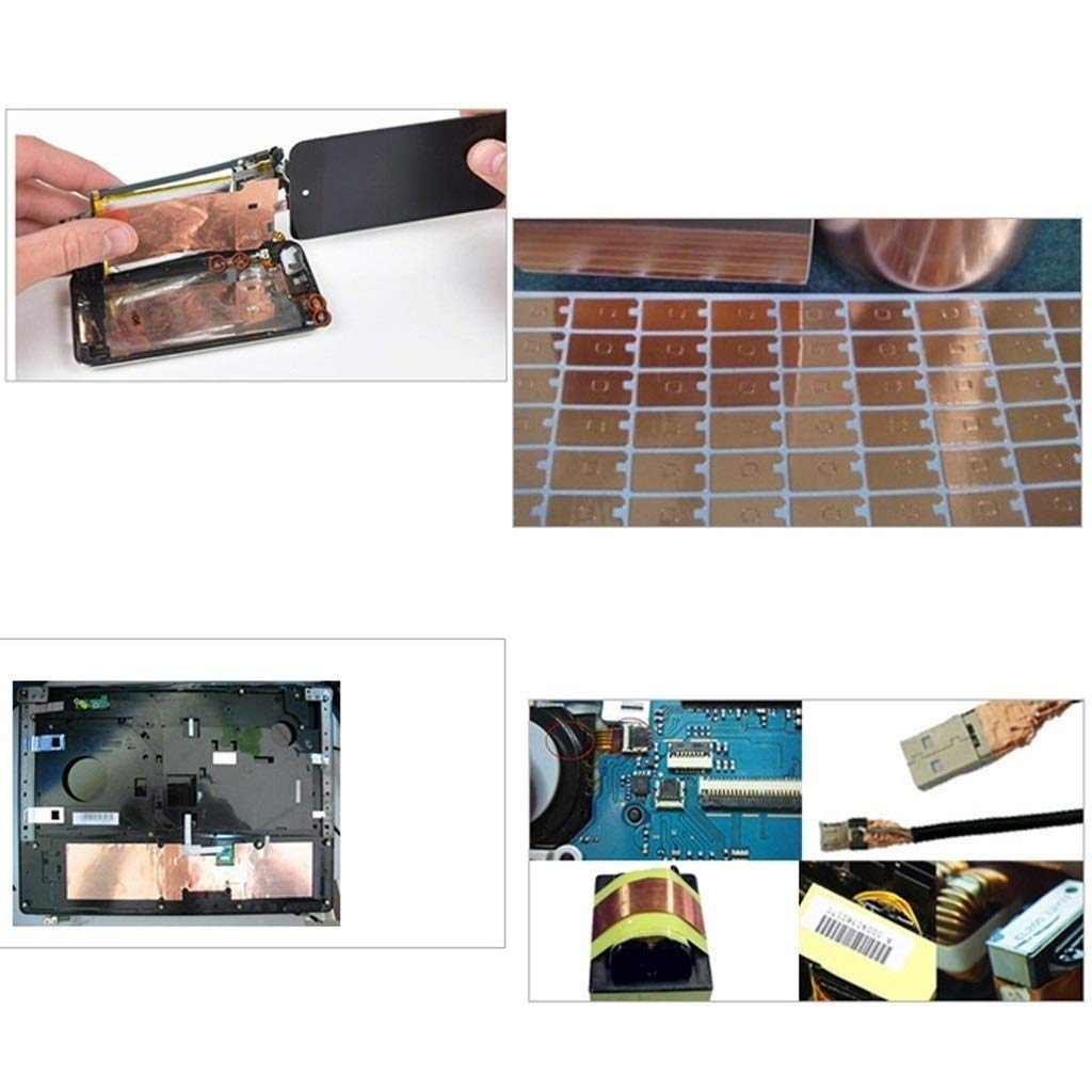 Nastro per strumenti fai da te Accessori Nastro in lamina di rame Nastro adesivo conduttivo Nastri in lamina di alluminio Ith Nastro biadesivo per rinforzo del segnale conduttivo, nastro monofacciale