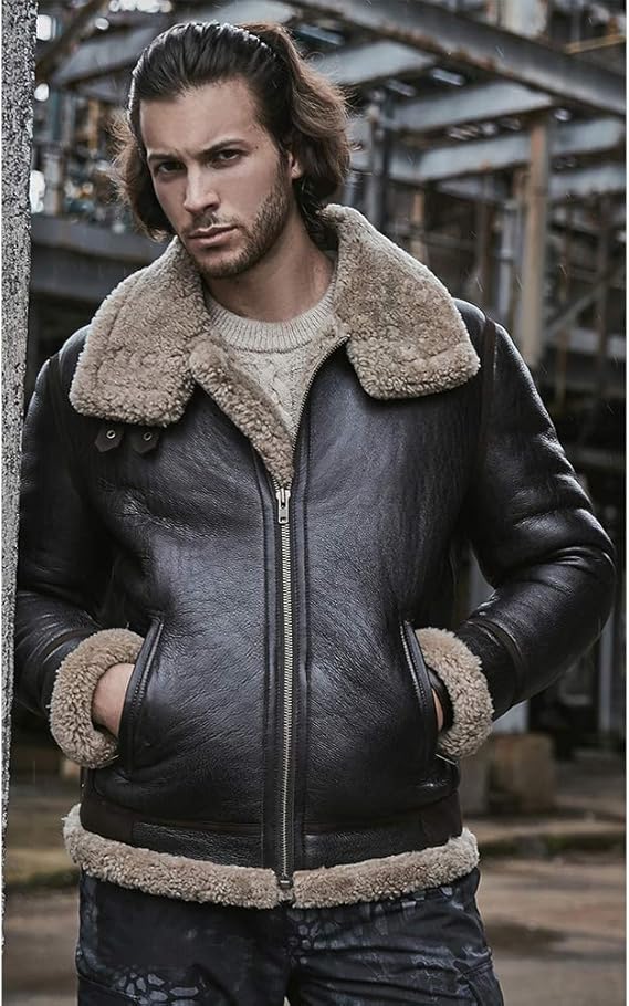 12AW N.HOOLYWOOD B-3 シープスキンジャケット ブラック系 ジャケット