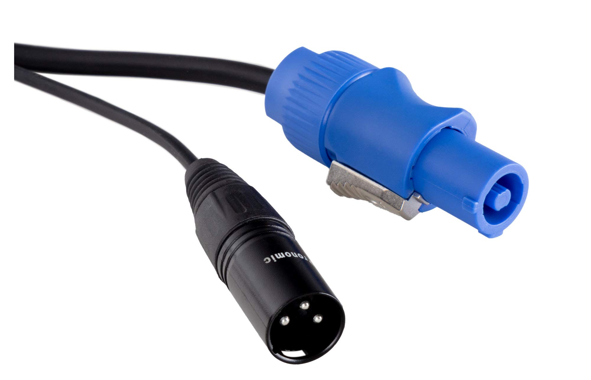 Powercon Schuko XLR Kabel Pronomic Stage EUPPX-5 Hybride Kabel 5 Meter - Combikabel Voor Actieve Luidsprekers, Stroom En Signaal In één Pronomic Combikabel Stroom Signaal XLR Actieve Luidspreker