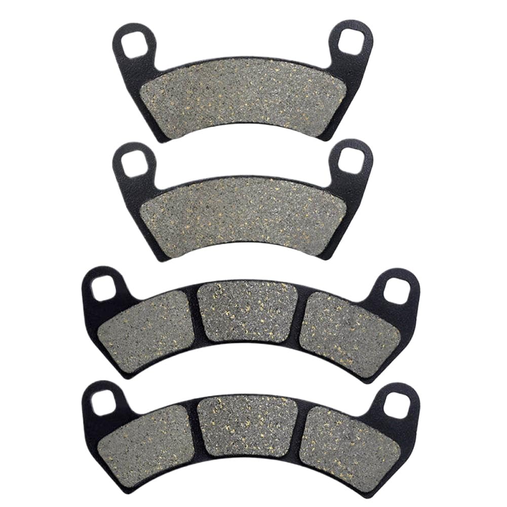 Pastillas de freno delanteras y traseras, paquete de 2 compatibles con RZR XP Pro Turbo, RZR XP 4, XP4 Turbo modelos 2016-2020(1 Set)