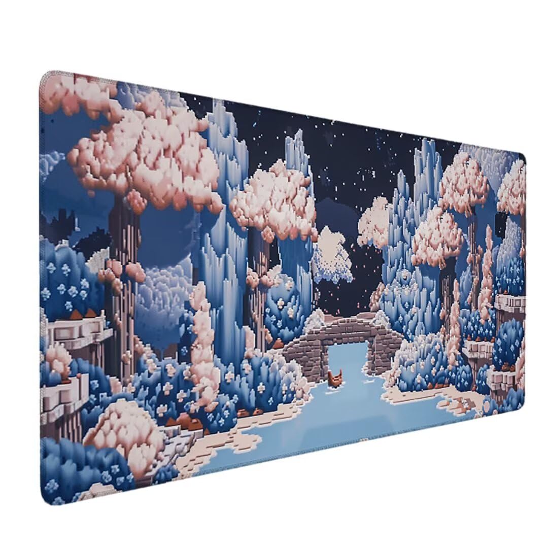 Podkładka pod mysz / duża podkładka pod mysz, 1200 x 600 x 3 mm, podkładka pod mysz Xl, podkładka na biurko, zwiększona precyzja i prędkość, gumowa podstawa zapewnia stabilny chwyt na gładkich
