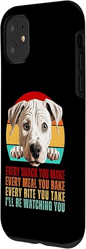 Vista 11 de iPhone 11 Pro Funny Dogo Argentino Puppy Argentine Dog Every Snack U Make Case