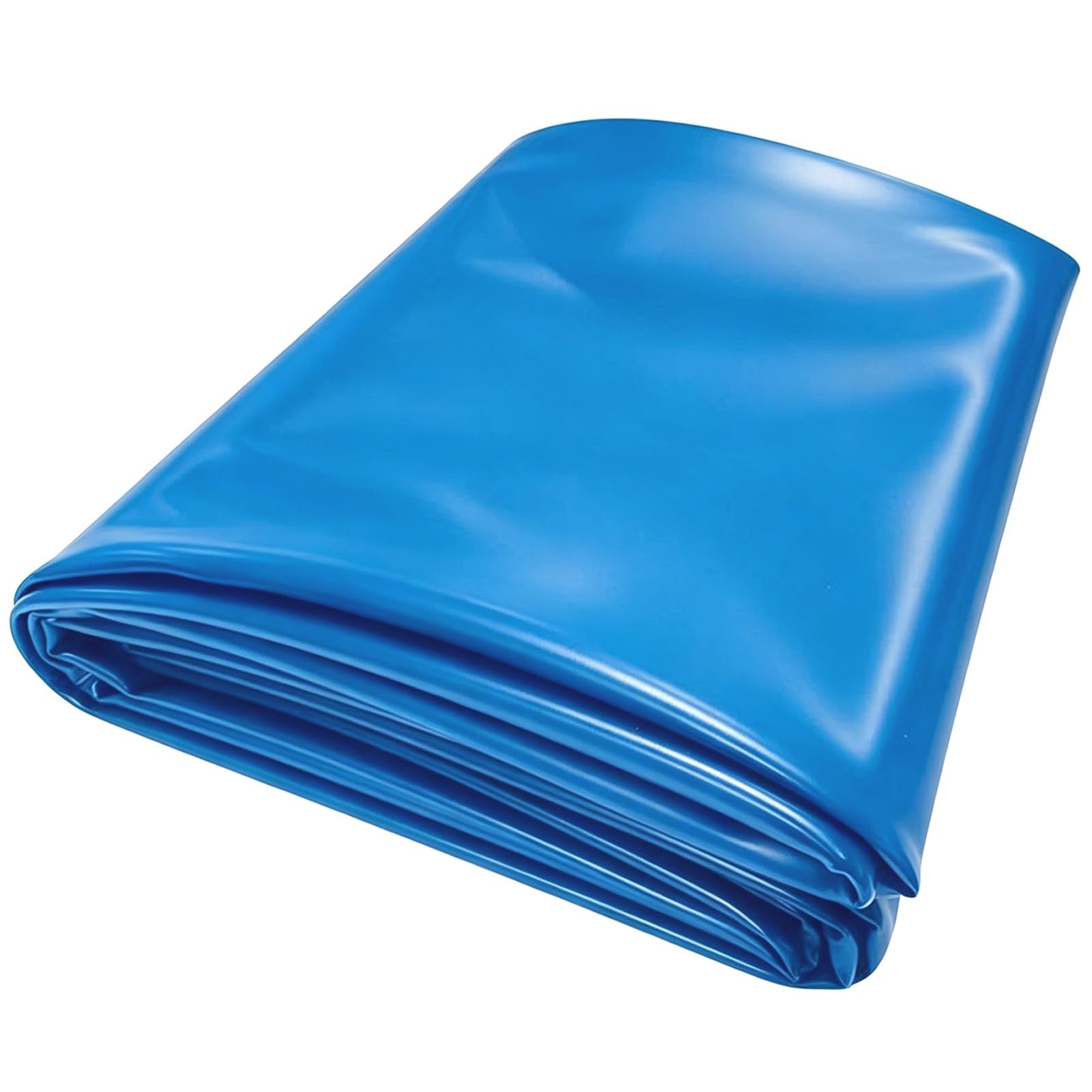 Scumlovy Heavy Duty Fish Pond Liners Blue Waterproof Tarp - HDPE Reinforced Sealing Film 0.16mm Impermeable Damp Proof Membrane for Outdoor Water Garden Fountains | 6x10m(19.7x32.8ft)