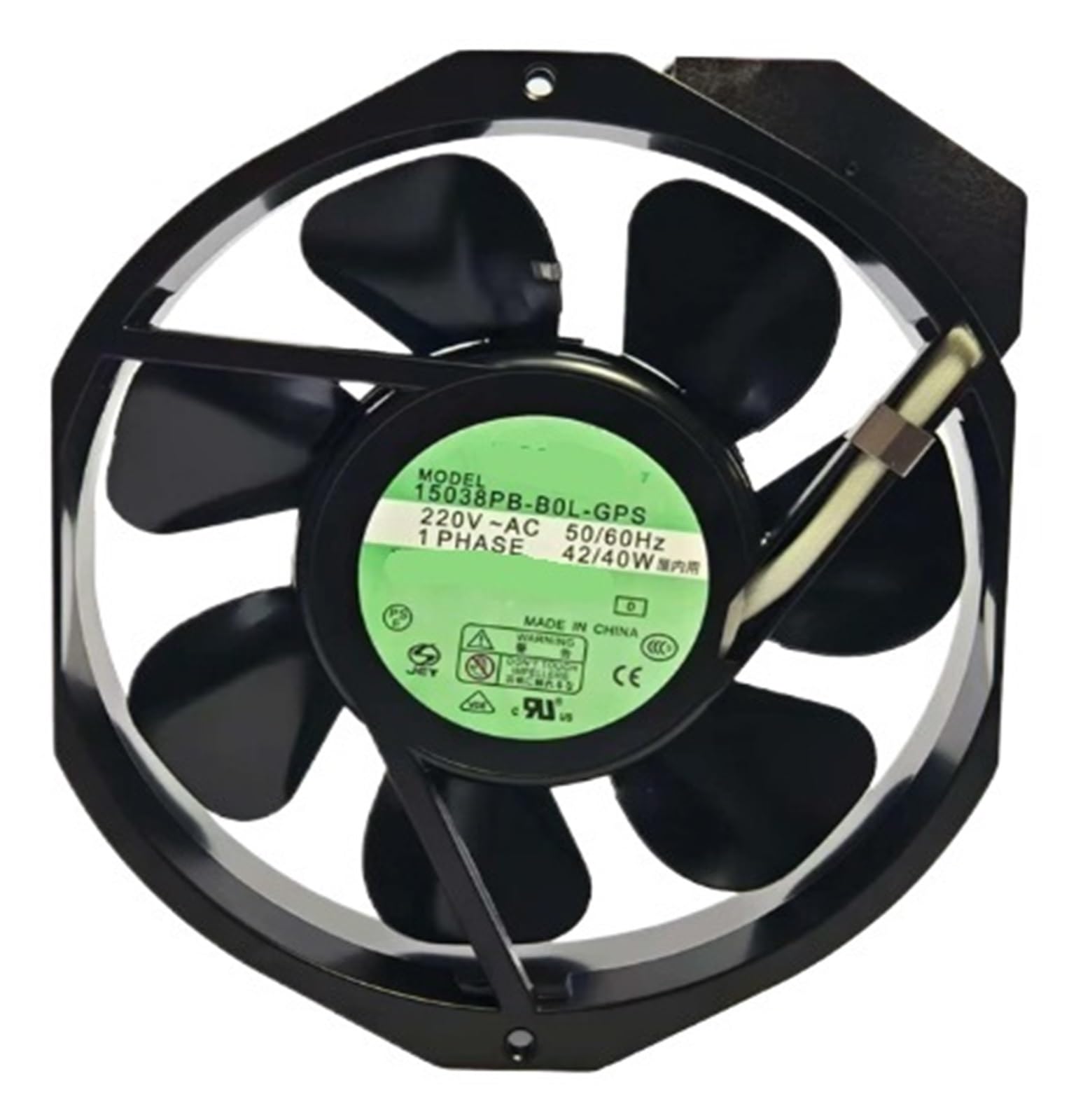 ZBWZXBDJ 1pcs 15038PB-B0L-GPS AC200V 40/42W 17238 172 * 172 * 38mm Cooling fan