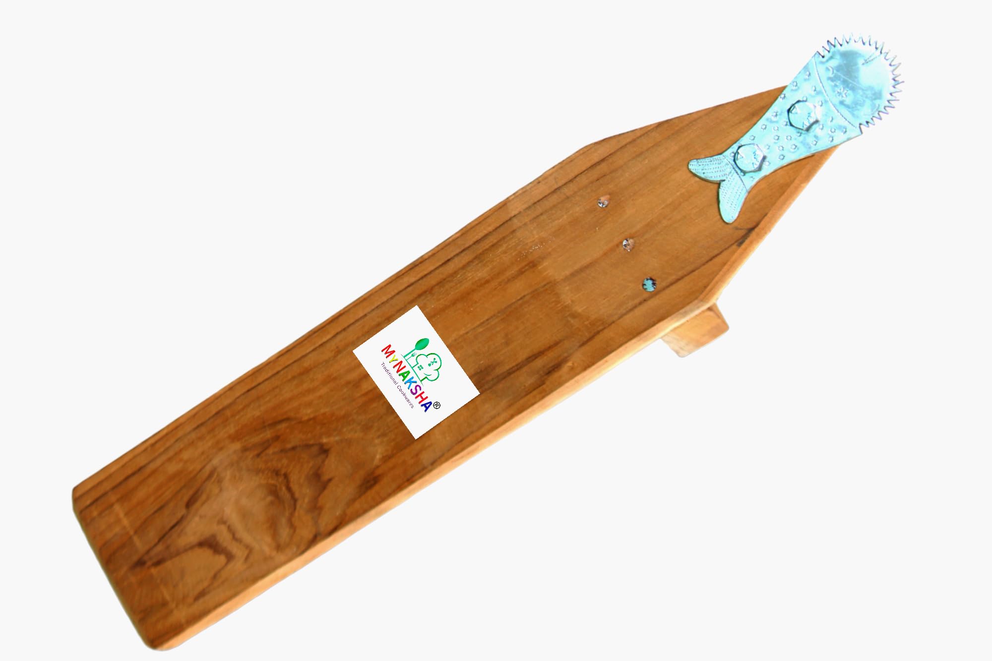 MYNAKSHA Wooden Coconut Scraper/Shredder/Grater/Blade Coconut Grater Made with Natural Wood