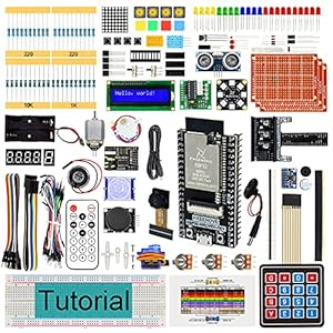 Freenove Ultimate Starter Kit for ESP32-WROVER (Included) (Compatible with Arduino IDE), Onboard Camera Wireless, Python…