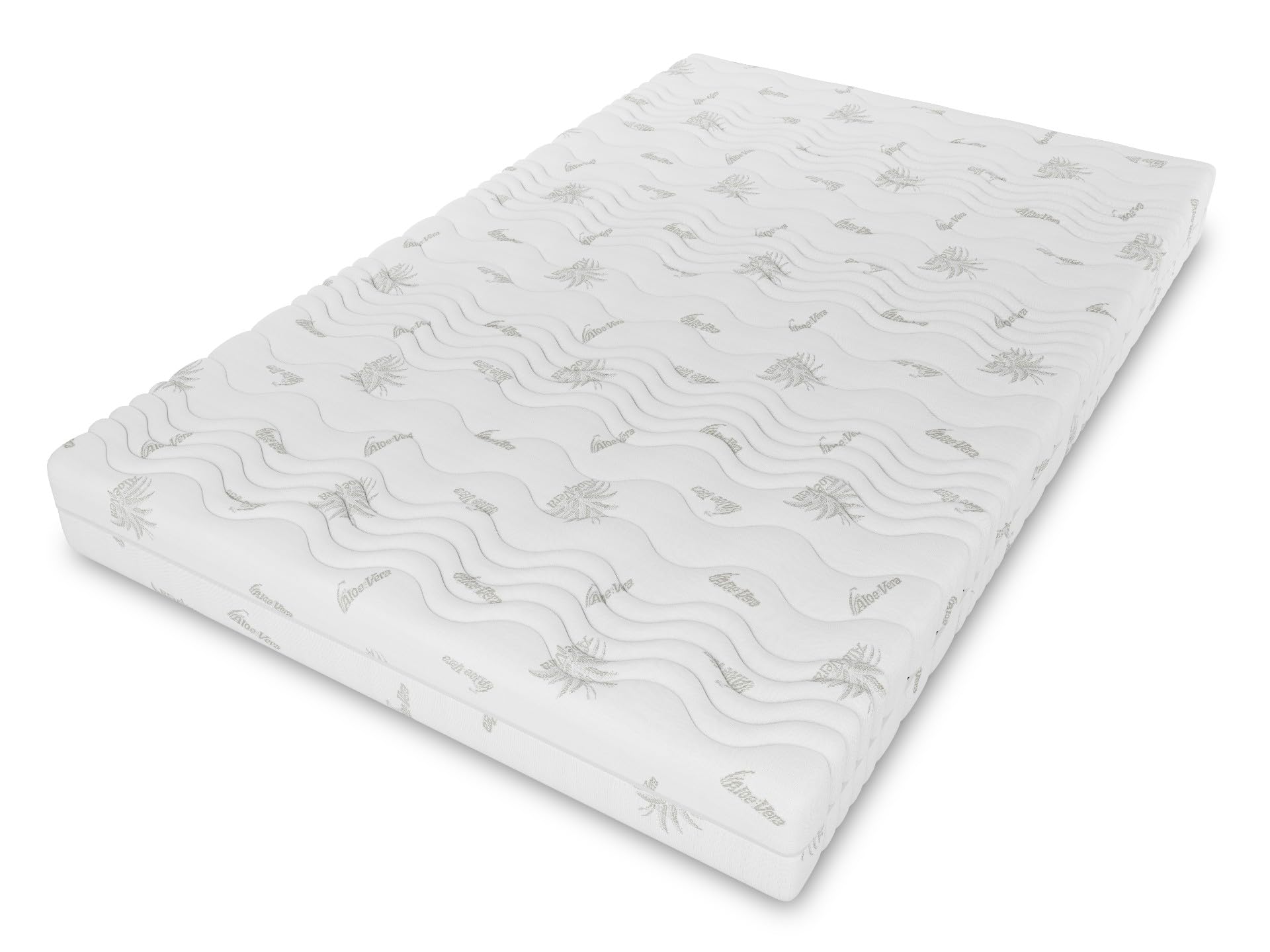 Matratzentopper 90x200 TOP5 Kokosauflage, H4, Aloe Vera, 5 cm