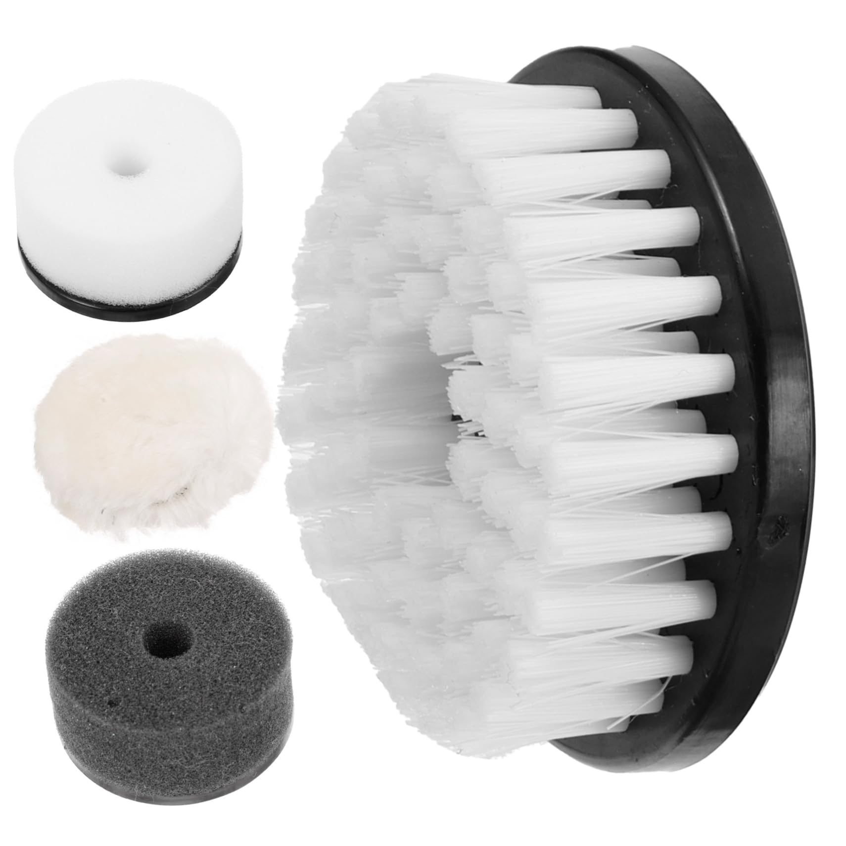 2 Series Cepillos para Limpiar Y Pulir Zapatos Incluye Cepillo De Pulido Y Esponjas Herramientas De Cuidado para Calzado Accesorios Y Multifuncionales para Limpieza De 4 Piezas*2