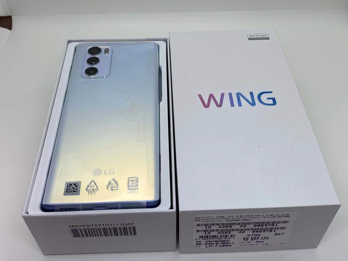 Amazon | LG WING ウィング LM-F100N 5G 128GB SIMFREE シムフリー  