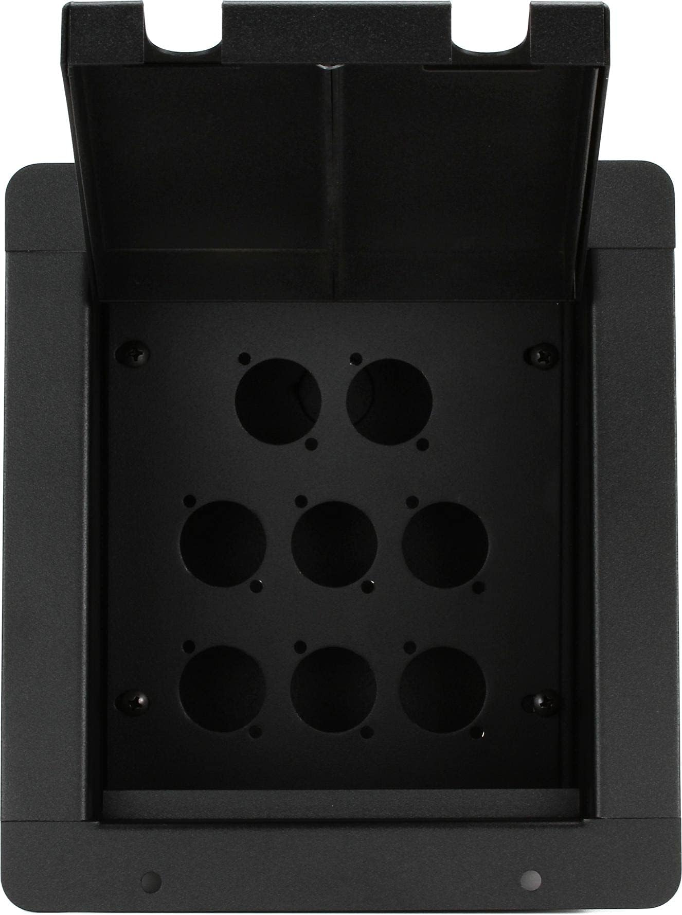 Pro Co Sound PM8P Recessed Floor Box with 8 Connector Holes Punched