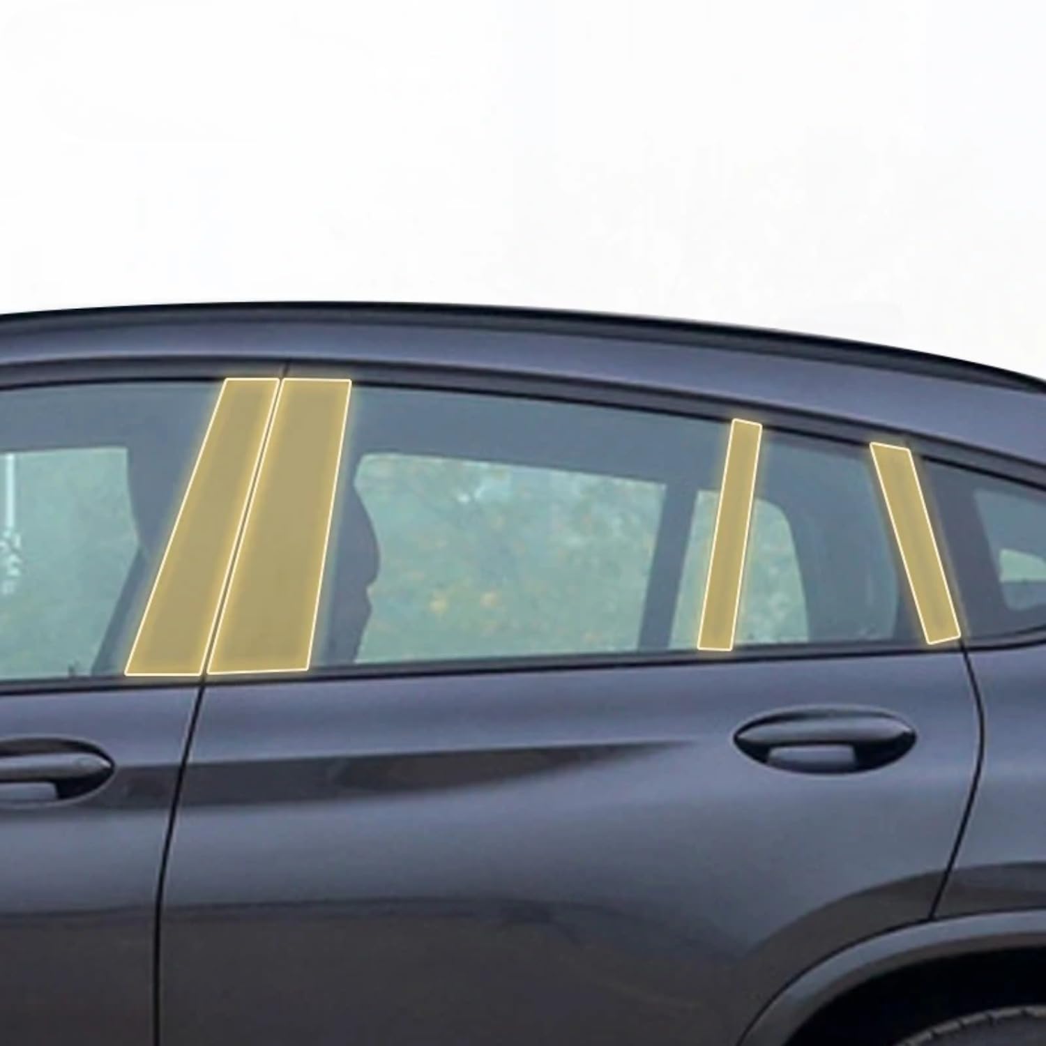 Pellicola protettiva per carrozzeria auto, in poliuretano termoplastico, resistente ai graffi, per BMW G02 X4 2019-2023 (A trasparente)