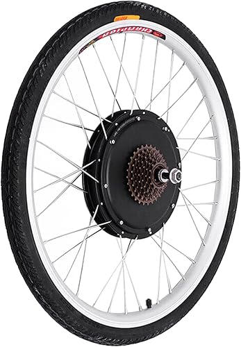 Miniatura 5 de Kit de conversión de bicicleta eléctrica impermeable de 48 V, 1000 W, rueda trasera de motor potente de 26 pulgadas, kit de motor de cubo de