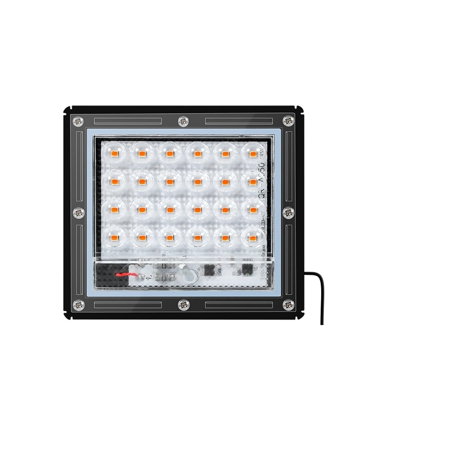 Lámpara de Cultivo, 200W Led Grow Light Phyto Lamp Bombilla de Espectro Completo Lámpara hidropónica Invernadero Semilla de Flores Tienda de Cultivo(25W with Plug)