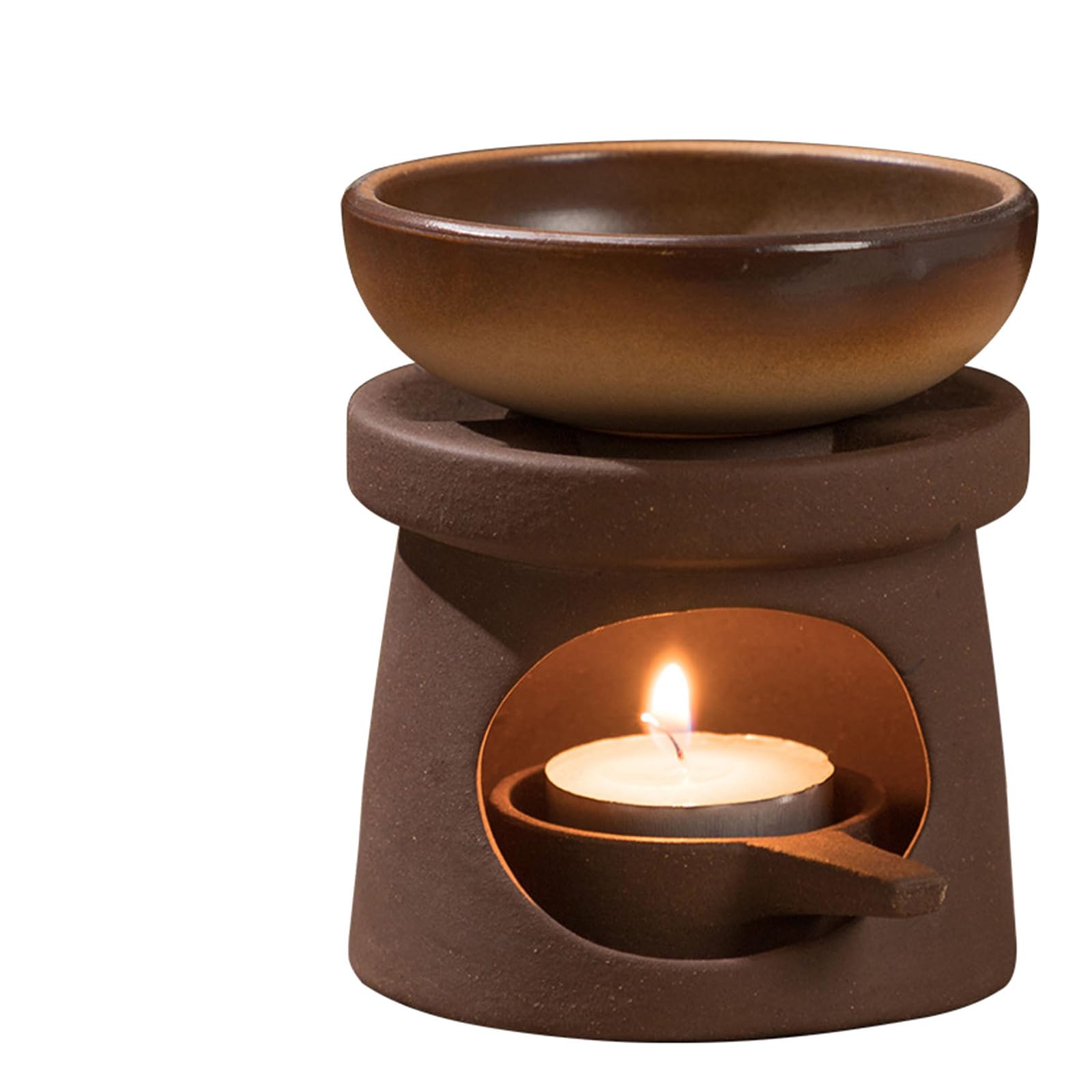 Ceramics Essential Oil Burners Oil Melt Warmer Aromatherapies Diffuser and Tealight Spoon Set for Home and Use Melter