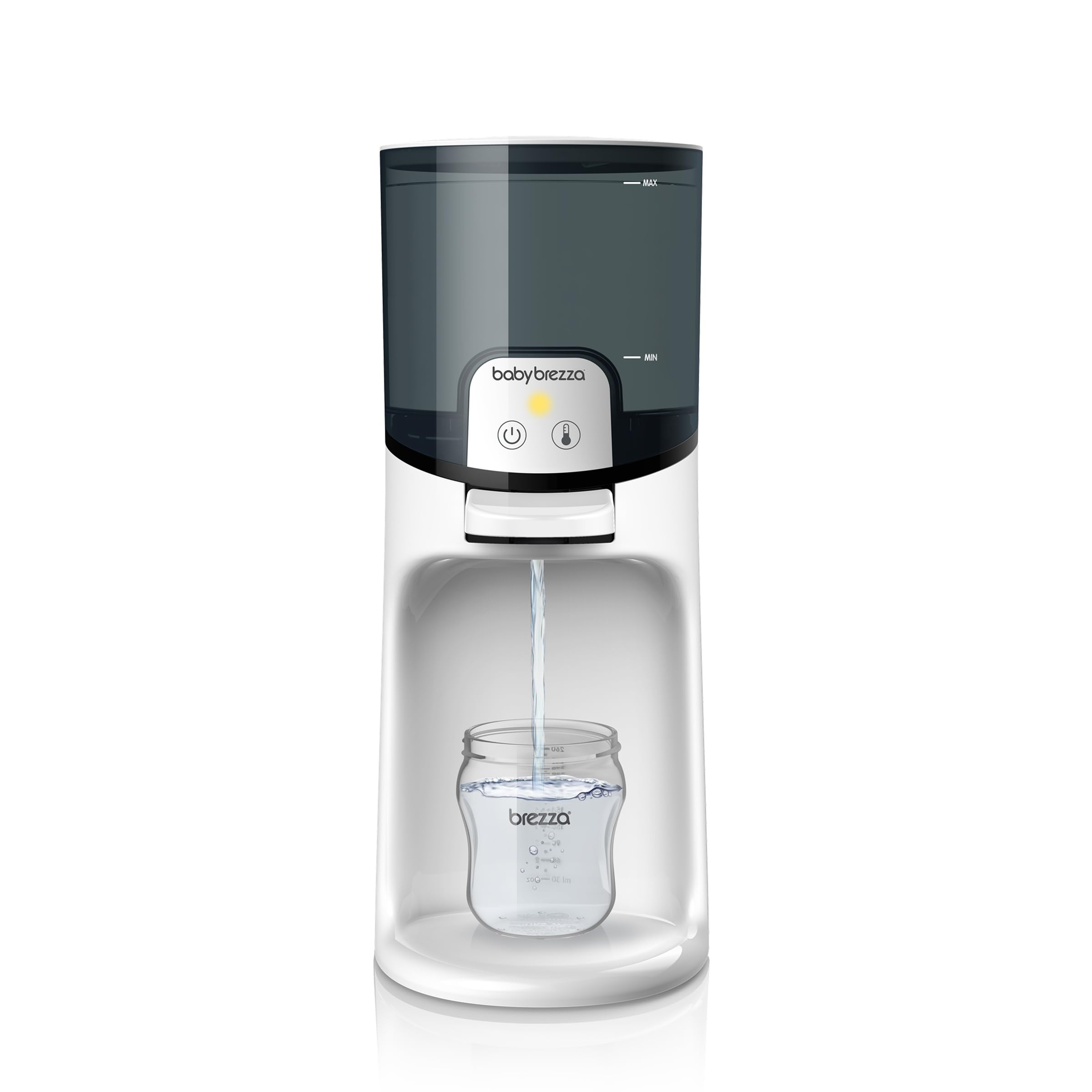 Baby Brezza - Instant Warmer - Scaldabiberon intelligente - Prepara e distribuisce immediatamente l'acqua calda dal biberon alla temperatura perfetta, Bianco