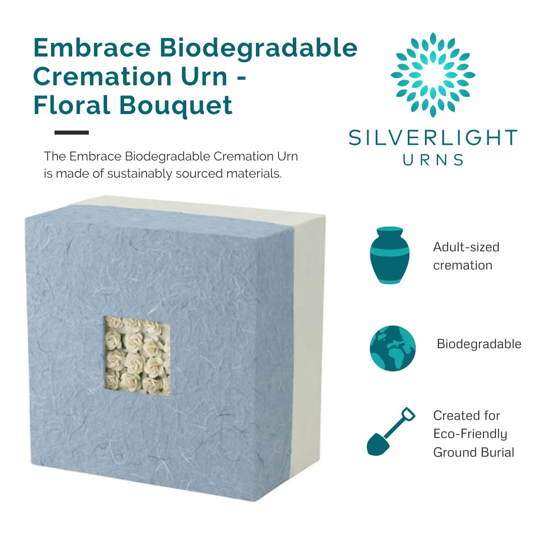 Embrace Biodegradable Urn - Floral Bouquet product thumbnail 7
