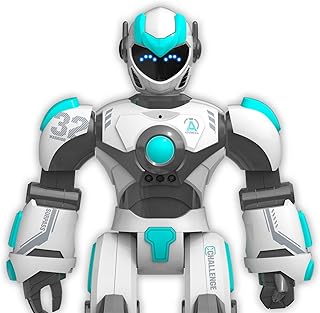 Robot Toys for Kids, Programmable Remote Control Robot with Gesture Sensing, Voice Control & Different Emoji on LED face, 15 3/4"