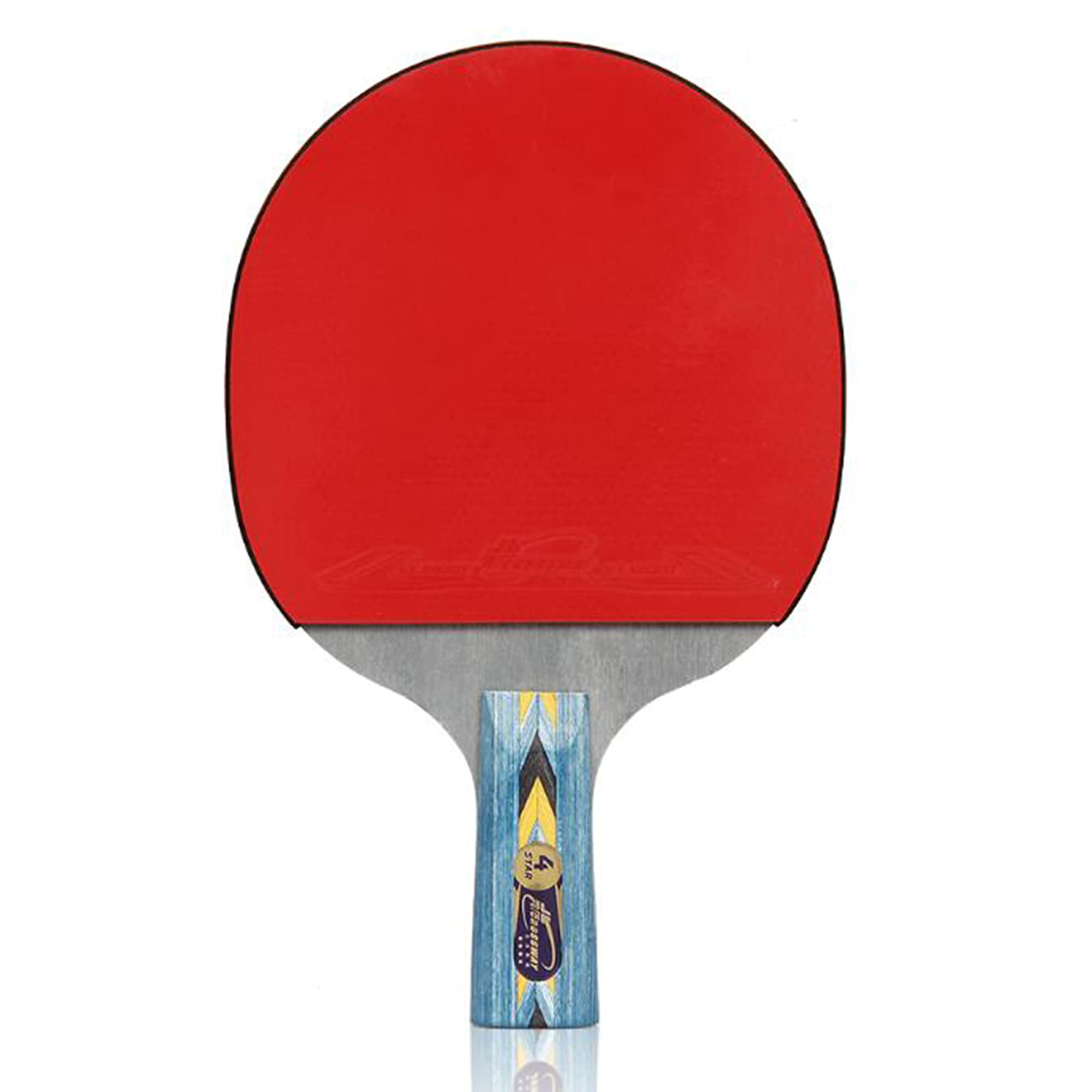 Table Tennis Bats, Beginner Table Tennis Paddle with ITTF Approved Rubber,Comfortable Handle, Tennis bat(Short Handle)