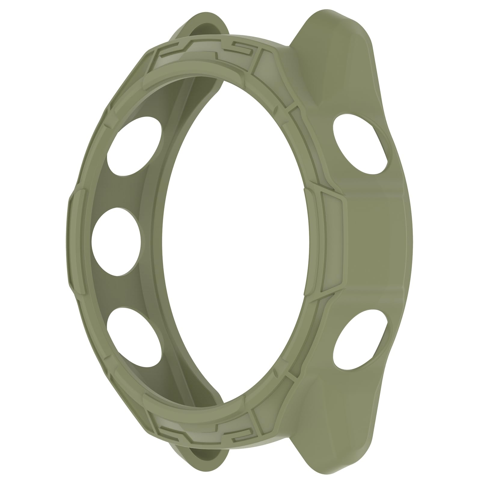 Xjdzineq Impacts Resistance Semi Enclosed Shell Watch Casing Protective Sleeve Guard Cover Skin Hollowed Cutout for 570 42mm 47mm Hollowed Design Watch Protector