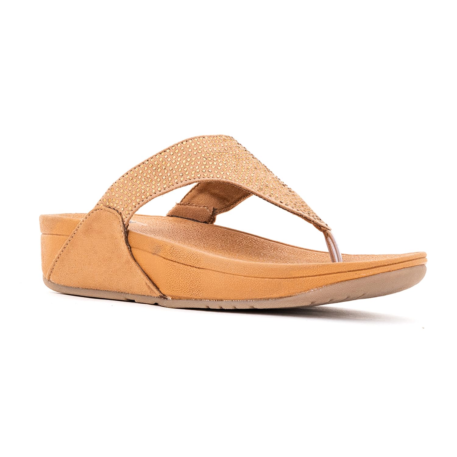 Khadims Sharon Beige Wedge Heel Slip On Sandal for Women (6490028) (B0CX5F3C37) Amazon Price History, Amazon Price Tracker