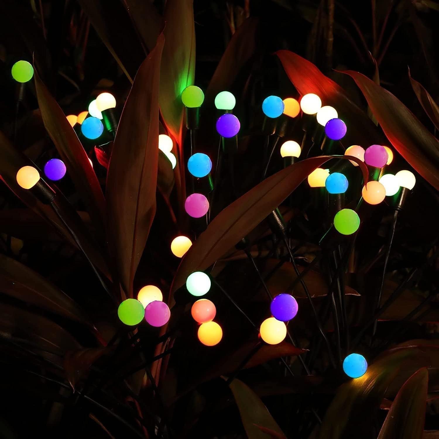 DMak Firefly Solar Light Decoration Outdoor Waterproof Light for Garden,Balcony, Pathway (RGB, 2) (B0CHY94JF4) Amazon Price History, Amazon Price Tracker