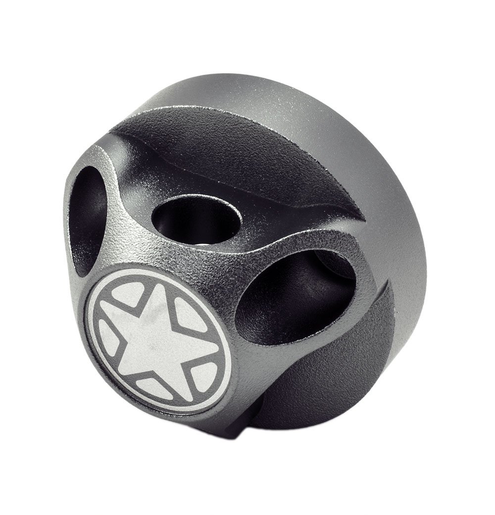 VMS RACING Antenna HOUSING Base Cover in Gunmetal Billet Aluminum Compatible with Jeep Wrangler JK Sahara Sport Rubicon Unlimited Freedom Fifty 2007-2020