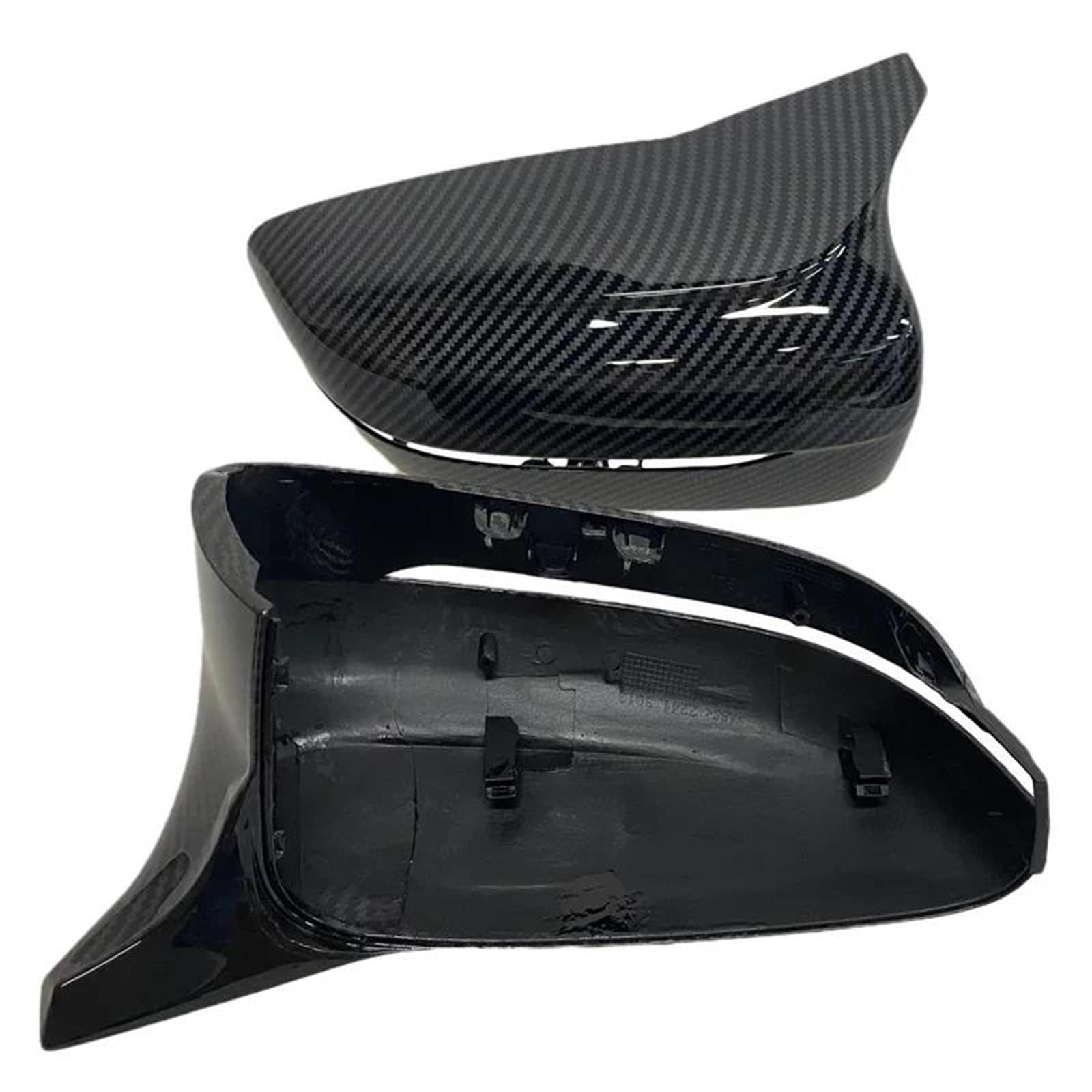 Retrovisore Shell Calotta Per Specchietto Retrovisore Esterno Auto Per BMW G42 G20 G28 G22 G23 G26 I4 G30 G38 G11 G12 G14 G15 G16 F90 M5 2017-2022 Copertura Esterni Calotta(Aspetto carbonio)