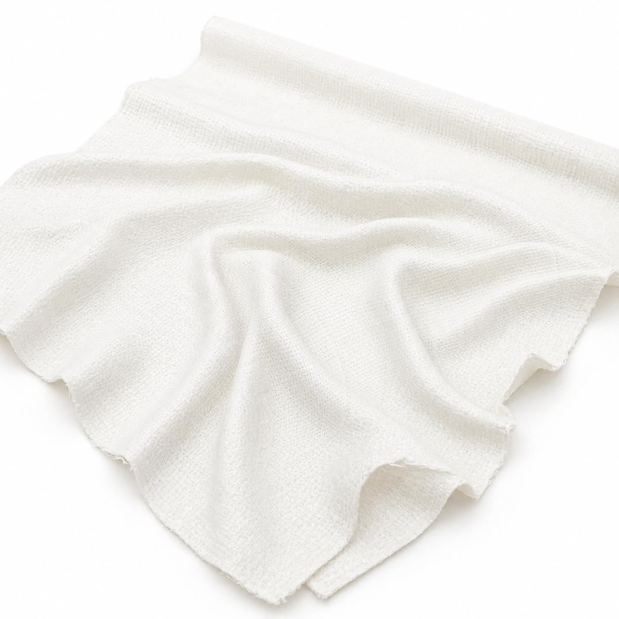 embroidery cross stitch matty soft fabric cloth (cross stitched aida needle work fabric) 34 inches width (8 count soft) - (5 meters, white), solid