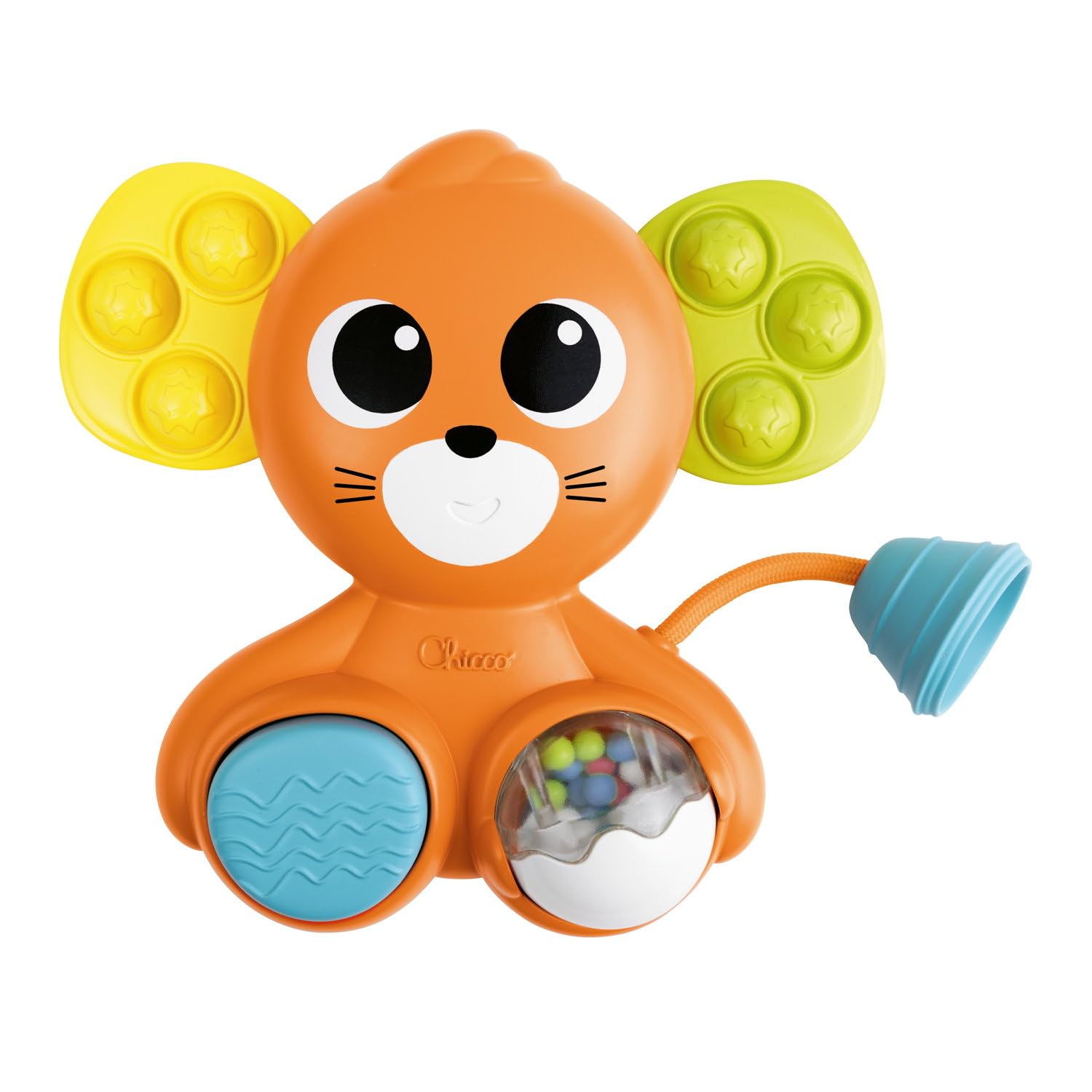 Chicco Gioco Topo Multiattività Pannello a Forma di Topolino 3 Materiali 6-36 Mesi