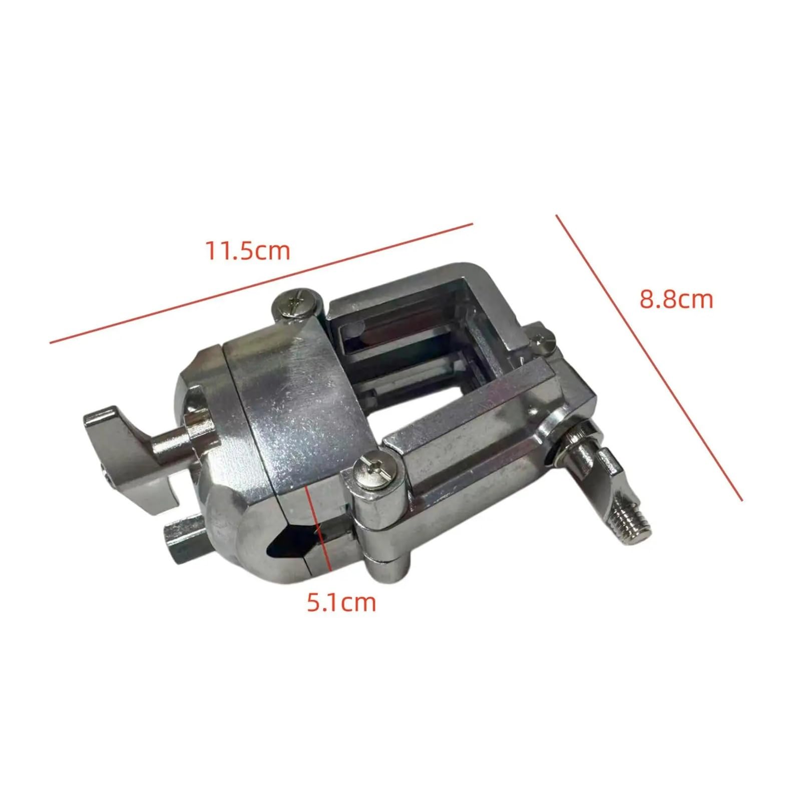 Pince de support de batterie multifonctionnelle antidérapante, accessoire en alliage de Zinc, matériel for batterie acoustique