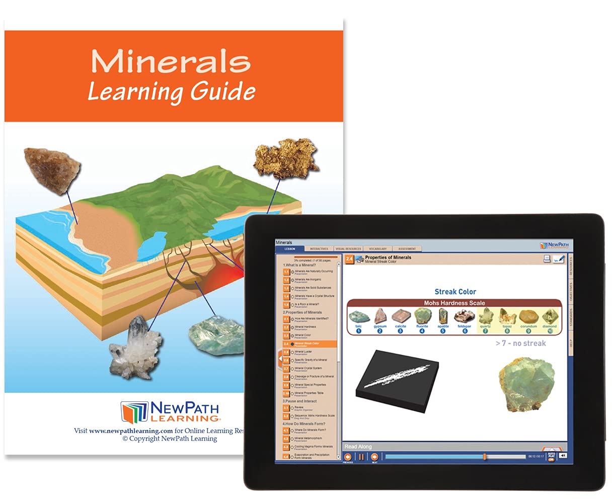 All About Minerals Student Learning Guide with Online Multimedia Lesson